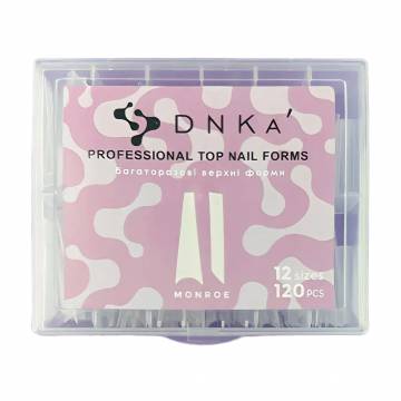 Многоразовые верхние формы для наращивания ногтей DNKa Professional Top Nail Forms, Monroe размер 12, 120 шт Многоразовые верхние формы для наращивания ногтей DNKa Professional Top Nail Forms, Monroe размер 12, 120 шт