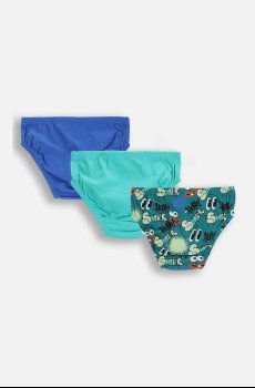 Детские хлопковые слипы Coccodrillo 3 шт