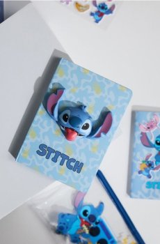 Блокнот із 3D обкладинкою Stitch - light blue