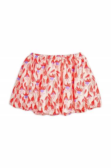 Детская юбка Mini Rodini Fuchsia цвет красный mini расклешённая 2473010442