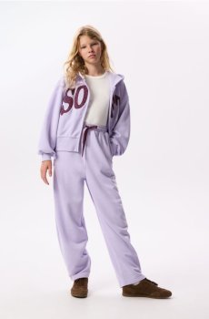 Reserved - Спортивні штани baggy - лавандовий - 973HV-04X