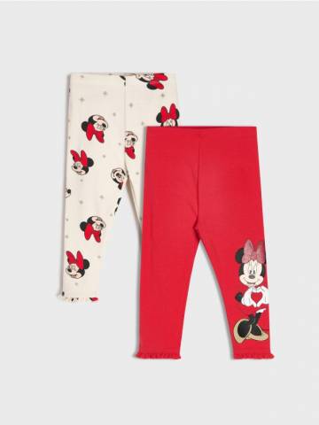 Бавовняні легінси Minnie Mouse - червоний
