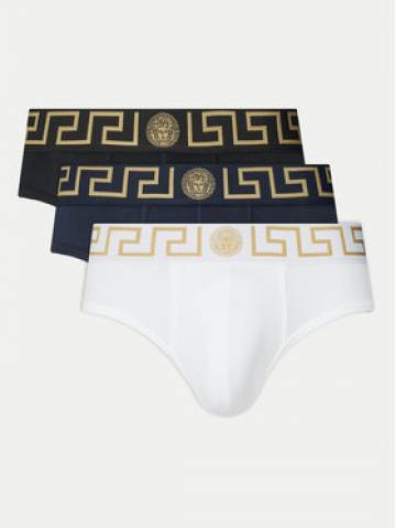 Versace Набір з 3 пар сліпів AU10327 1A10011 Кольоровий Versace Набір з 3 пар сліпів AU10327 1A10011 Кольоровий
