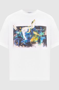 Белая футболка Caravaggio