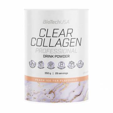 Коллаген BioTech USA Clear Collagen Professional Персиковый холодный чай, в порошке, 350 г Коллаген BioTech USA Clear Collagen Professional Персиковый холодный чай, в порошке, 350 г