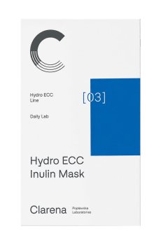 Увлажняющая маска для лица Clarena Hydro ECC Line Hydro ECC Inulin Mask с инулином, 5 мл