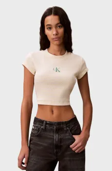 Женский желтый топ в полоску BABY Желтый XS Calvin Klein Jeans LV047F833G