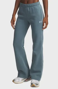 Женские бирюзовые спортивные брюки UA Rival Flc Piped Pant Бирюзовый XL Under Armour 6003711-587