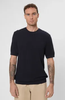 Мужской темно-синий джемпер Синий M BOSS 50543161;404