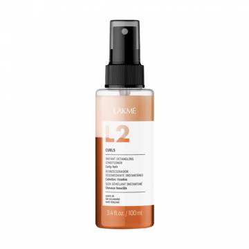 Двухфазный несмываемый спрей-кондиционер Lakme L2 Curls Instant Detangling Conditioner для вьющихся волос, 100 мл Двухфазный несмываемый спрей-кондиционер Lakme L2 Curls Instant Detangling Conditioner для вьющихся волос, 100 мл