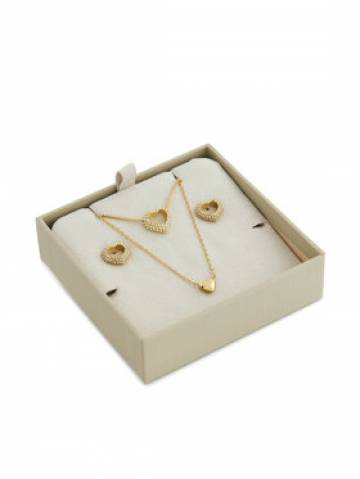 Guess Набір: ланцюжок і сережки JUBS05 076JW Золотий Guess Набір: ланцюжок і сережки JUBS05 076JW Золотий