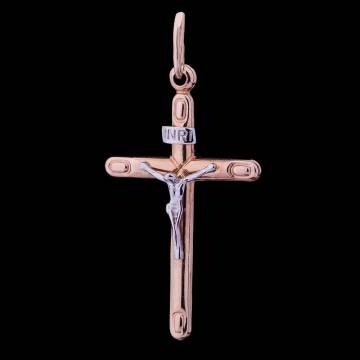 Золотой крестик (распятие) п01756 Золотой крестик (распятие) п01756