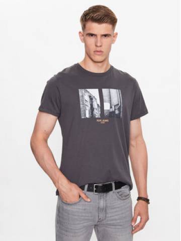 Pepe Jeans Футболка Worth PM508956 Сірий Regular Fit Pepe Jeans Футболка Worth PM508956 Сірий Regular Fit