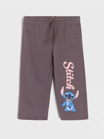 Трикотажні штани Stitch - антрацитовий