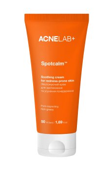 Увлажняющий крем для лица ACNELAB+ Spotcalm Soothing Cream For Redness-Prone Skin для успокоения и устранения покраснения, 50 мл