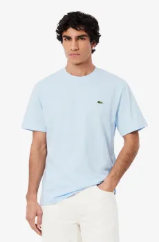 Мужская голубая футболка Classic fit Голубой XL Lacoste TH7318T01