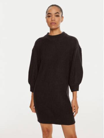 Silvian Heach Трикотажна сукня Aselba GPA24061VE Чорний Regular Fit Silvian Heach Трикотажна сукня Aselba GPA24061VE Чорний Regular Fit