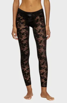 Женские черные леггинсы CLAIRE-UTLT Черный XS Diesel A18301 0DRAK