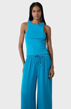 Женский голубой топ EUPHELIE Голубой L Etam 6552537