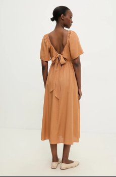 Льняное платье Answear.LAB