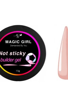 Гель для наращивания ногтей Magic Girl Not Sticky Builder Gel Натуральный бежевый, 15 г