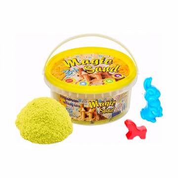 Детский кинетический песок Strateg Magic Sand желтый, от 3 лет, 350 г Детский кинетический песок Strateg Magic Sand желтый, от 3 лет, 350 г