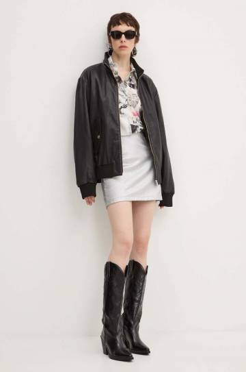 Юбка Desigual LONDON цвет серебрянный mini карандаш 24WWFK01 Юбка Desigual LONDON цвет серебрянный mini карандаш 24WWFK01