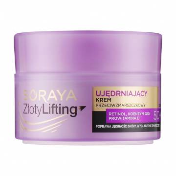 Укрепляющий крем для лица Soraya Zloty Lifting против морщин, от 50 лет, 50 мл
