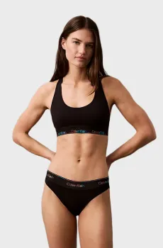 Женский черный топ UNLINED BRALETTE Черный S Calvin Klein LV00QF8187