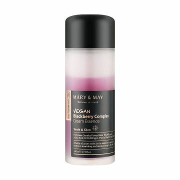 Крем-эссенция для лица Mary & May Vegan Blackberry Complex Cream Essence, 140 мл Крем-эссенция для лица Mary & May Vegan Blackberry Complex Cream Essence, 140 мл