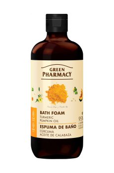 Пена для ванны Green Pharmacy Куркума и тыквенное масло, 500 мл