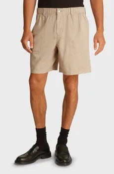 Мужские бежевые шорты LINEN Бежевый 30 Calvin Klein Jeans J30J327300