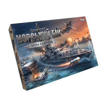 Настольная игра Danko Toys Морской бой. Битва адмиралов, от 3 лет (G-MB-04U)