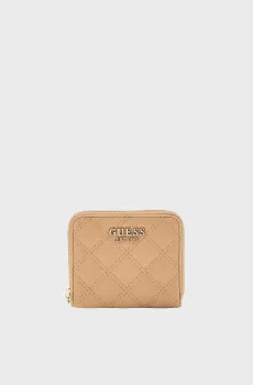 Женский бежевый кошелек Бежевый ONESIZE Guess SWQG87.48137;BEI