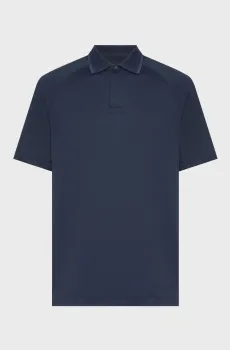 Мужское темно-синее поло Синий M BOSS 50553842;404