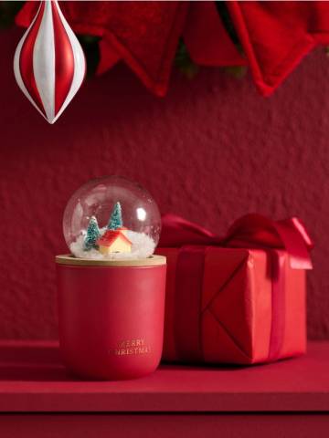 Ароматична свічка Merry Christmas - червоний Ароматична свічка Merry Christmas - червоний