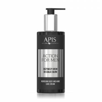 Мужской питательный крем для рук и тела Apis Natural Cosmetics For Men Action Nourishing Cream, 300 мл Мужской питательный крем для рук и тела Apis Natural Cosmetics For Men Action Nourishing Cream, 300 мл