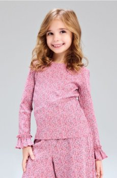 Футболка з візерунком - рожевий