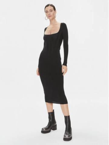 Pinko Трикотажна сукня Cavallo 101856 A16N Чорний Slim Fit Pinko Трикотажна сукня Cavallo 101856 A16N Чорний Slim Fit