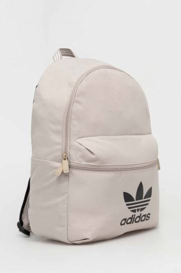 Рюкзак adidas Originals цвет бежевый большой с принтом Рюкзак adidas Originals цвет бежевый большой с принтом