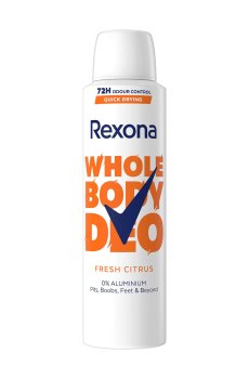 Антиперспирант спрей женский Rexona Whole Body Цитрусовая свежесть, 150 мл