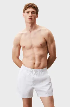 Мужские белые плавательные шорты MEDIUM DRAWSTRING Белый L Calvin Klein KM0KM01109