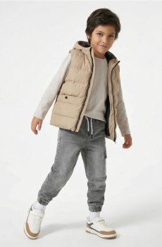 Джинси loose - сірий