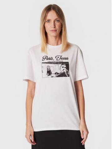 Silvian Heach Футболка PGA22022TS Білий Relaxed Fit Silvian Heach Футболка PGA22022TS Білий Relaxed Fit