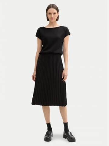 Tom Tailor Повсякденна сукня 1043883 Чорний Regular Fit Tom Tailor Повсякденна сукня 1043883 Чорний Regular Fit