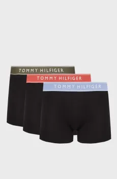 Мужские черные боксеры (3 шт) Черный S Tommy Hilfiger UM0UM03881