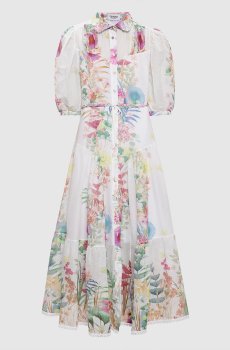 Платье макси Lotus в цветочный принт