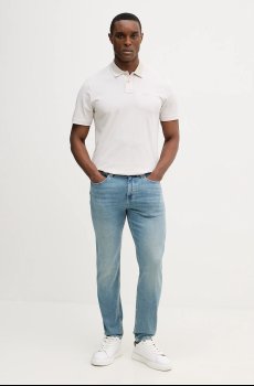 Хлопковое поло BOSS Orange PeoxfordNew