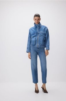 Reserved - Джинси straight fit - синій - 708IR-55J