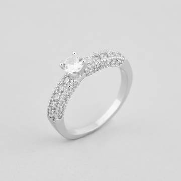 Серебряное кольцо Minimal 9510407б-16 16 Серебряное кольцо Minimal 9510407б-16 16
